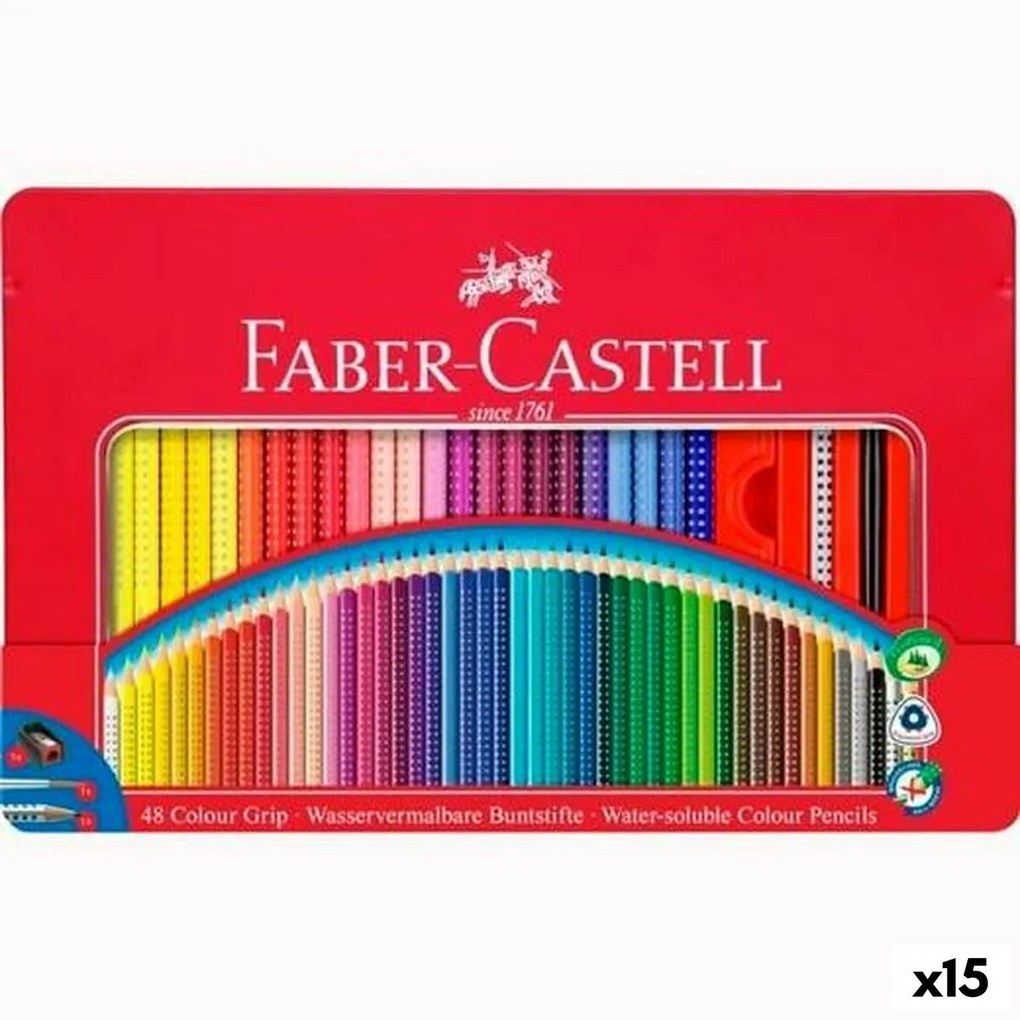 Цветни моливи Faber-Castell Многоцветен (15 броя)