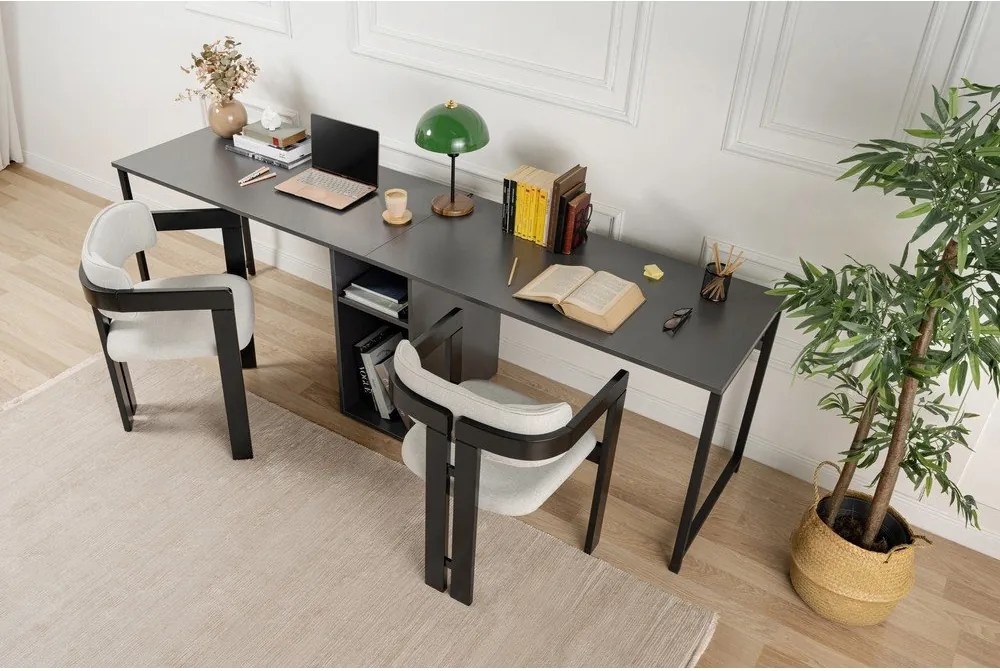 Матова работна маса 60x240 cm Twin – Kalune Design