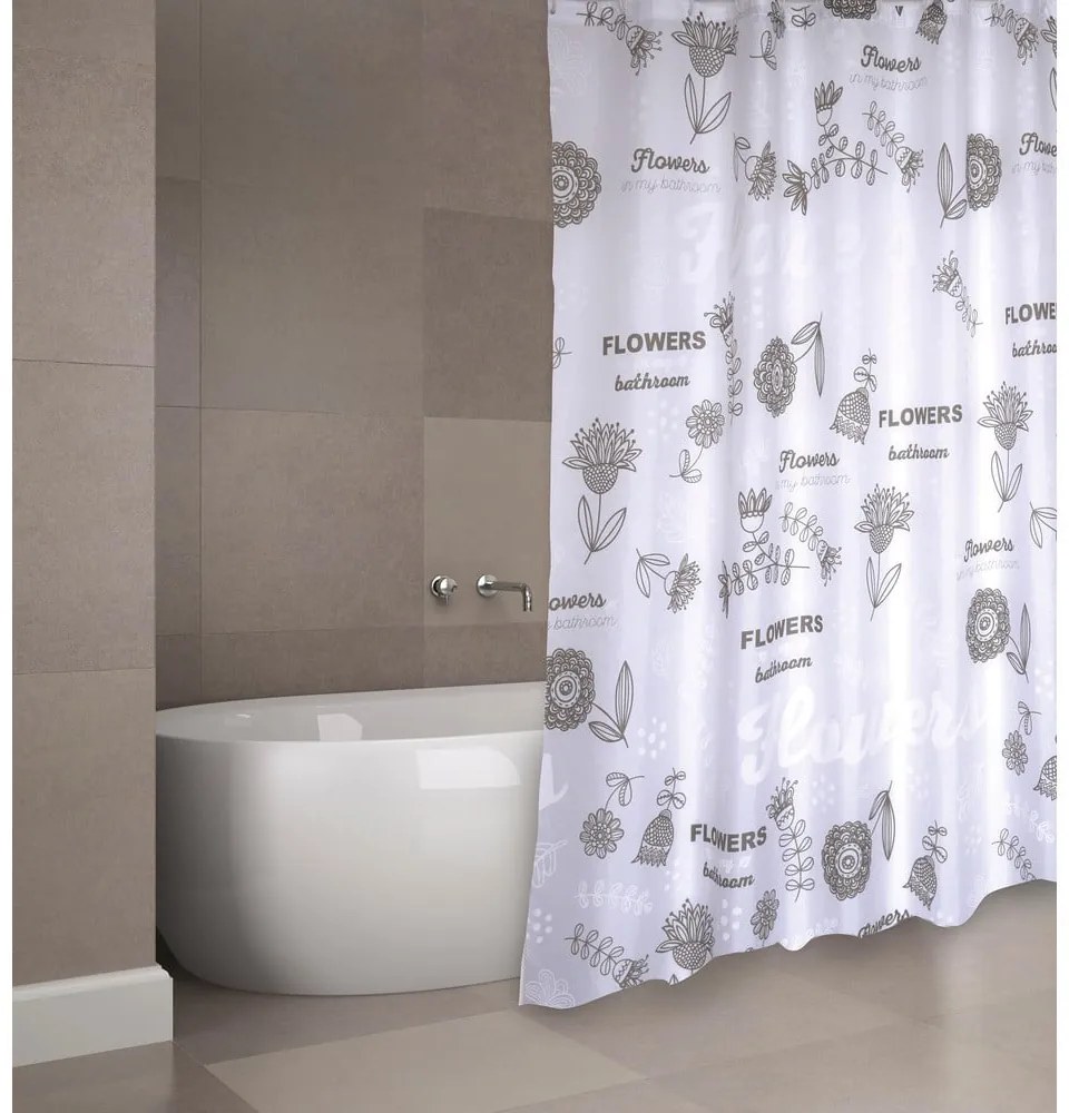 Завеса за душ 180x200 cm Flowers – MSV