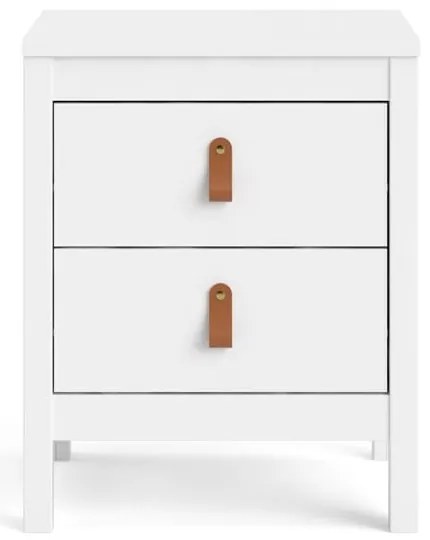 Бяло нощно шкафче Madrid - Tvilum