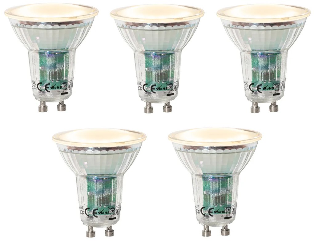 Комплект от 5 димируеми LED крушки GU10 Twilight Sensor 3W 200 lm 2200K
