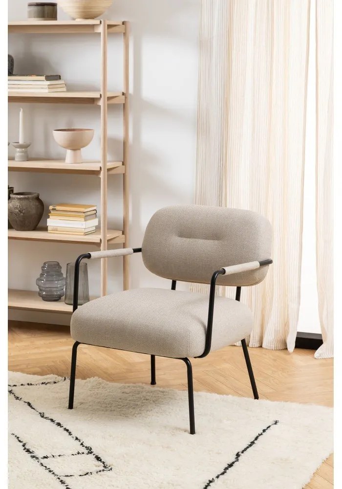 Бежово кресло Dillon – Actona