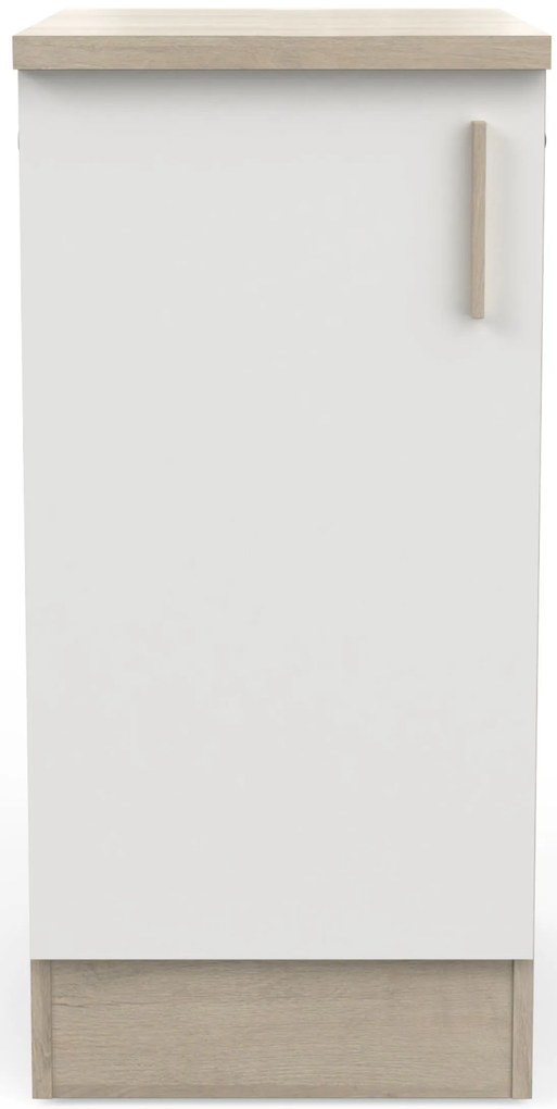 Подов шкаф Poppy 40-Fusiko-Leuko