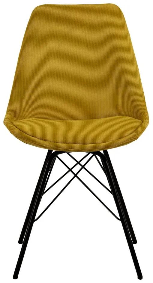 Жълт трапезен стол Eris - Actona