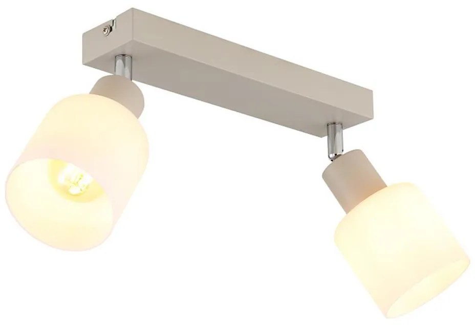 Globo 54114-2 - Точково осветително тяло TRENT 2xE14/25W/230V