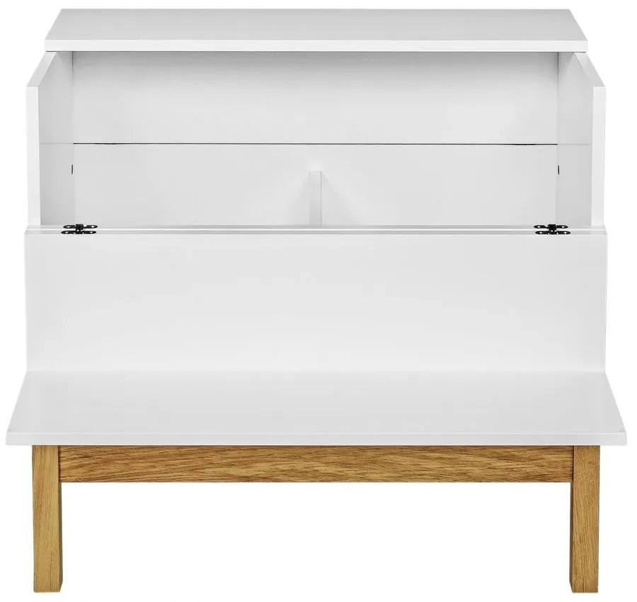 Шкаф за вино в бял/естествен цвят 75x70 cm Grande - Woodman