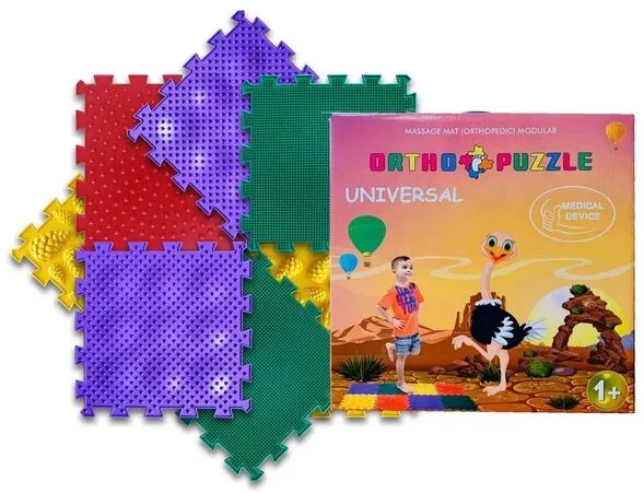 Модулен килим за игра Ortho Puzzle - Микс - Универсален