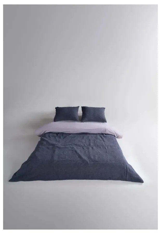 Тъмносив комплект шалте и калъфка за възглавница от жакард 180x240 cm Jacquard – Mila Home Luxury