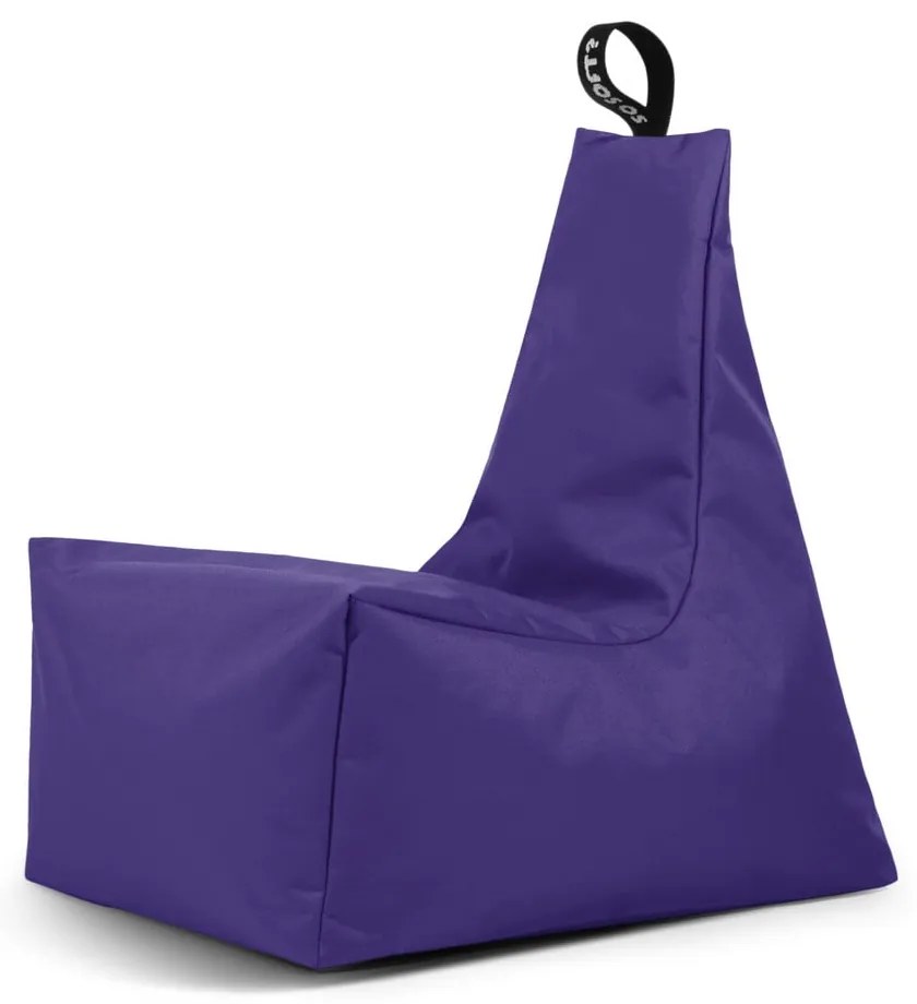 Лилав пуф Icy L – So Soft?