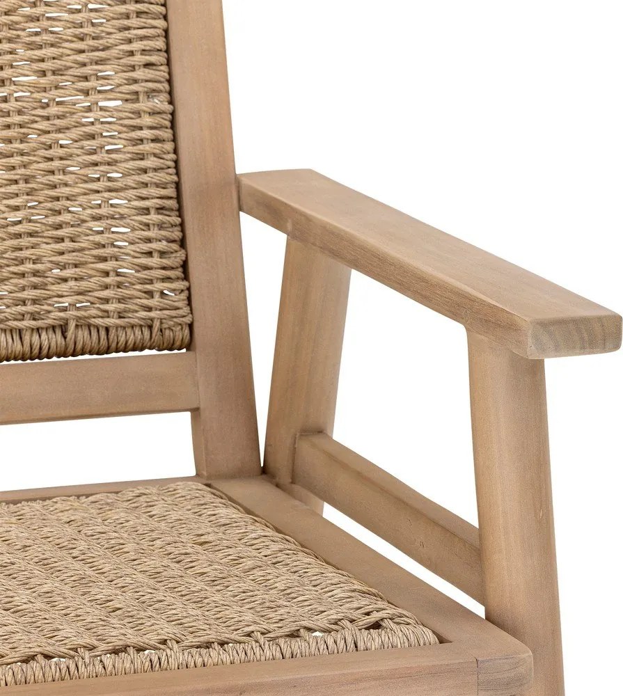 Градински диван от масивна дървесина в естествен цвят Sorrento – Bloomingville