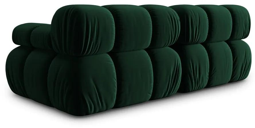 Зелен кадифен диван 188 cm Bellis - Micadoni Home