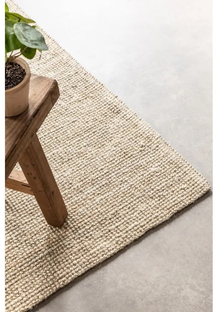 Кремав килим от юта 120x170 cm Bouclé - Hanse Home