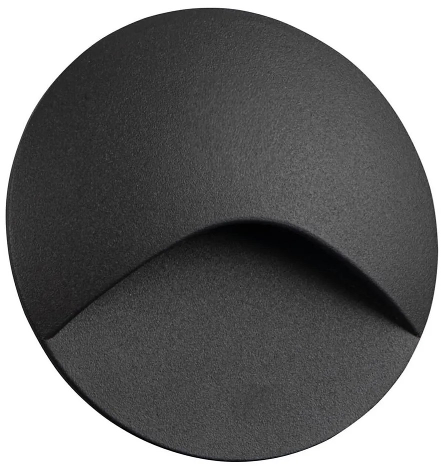 Kanlux 39122 - LED осветително тяло за стълбище EXIN LED/2,5W/230V 3000K IP65 антрацит, кръгло