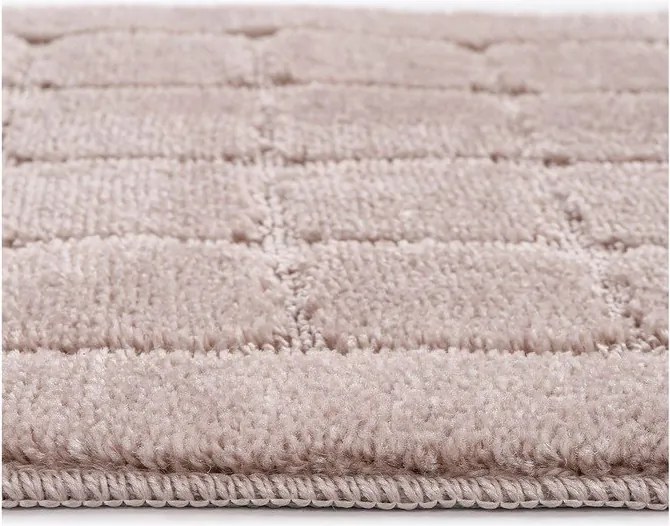 Кафяви килими за баня в комплект 2 бр. 50x80 cm Kareli – Foutastic