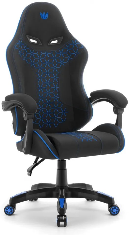 Геймърски стол HC-1008 2.0 с ергономични възглавници - черен и син