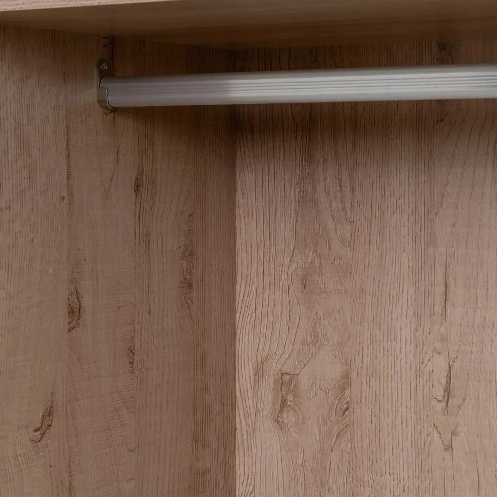 Отворен модулен шкаф от декор от дъб в естествен цвят 80x180x45 cm Modular – Casa Selección