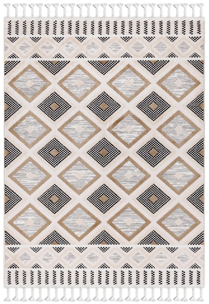 Килим за антре (80 x 300) 33079A - норка, антрацит норка
антрацит