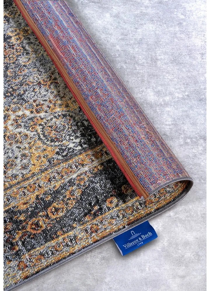 Външен килим в антрацитен и златист цвят 160x235 cm Martha – Villeroy&amp;Boch