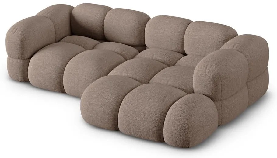 Кафяв ъглов диван (десен ъгъл) Loretto – Cosmopolitan Design