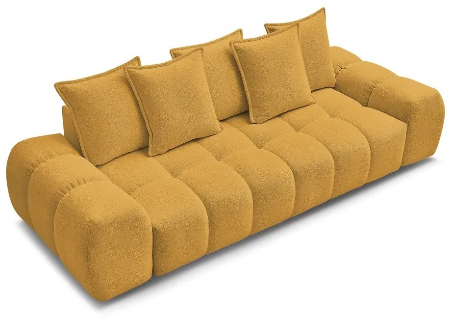 Шенилов диван в цвят горчица 278 cm Everest – Bobochic Paris
