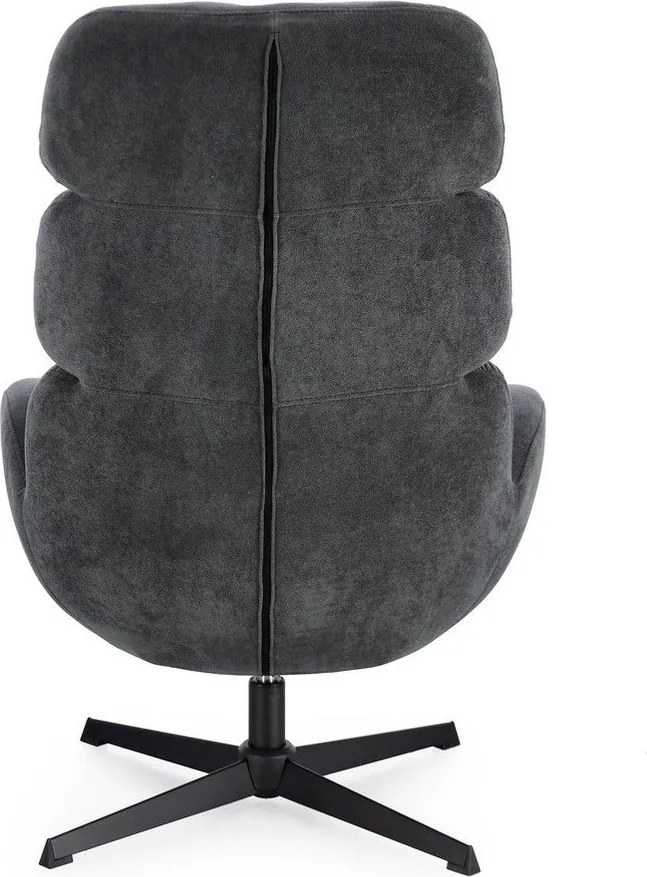 Черно въртящо се кресло Violante – Bizzotto