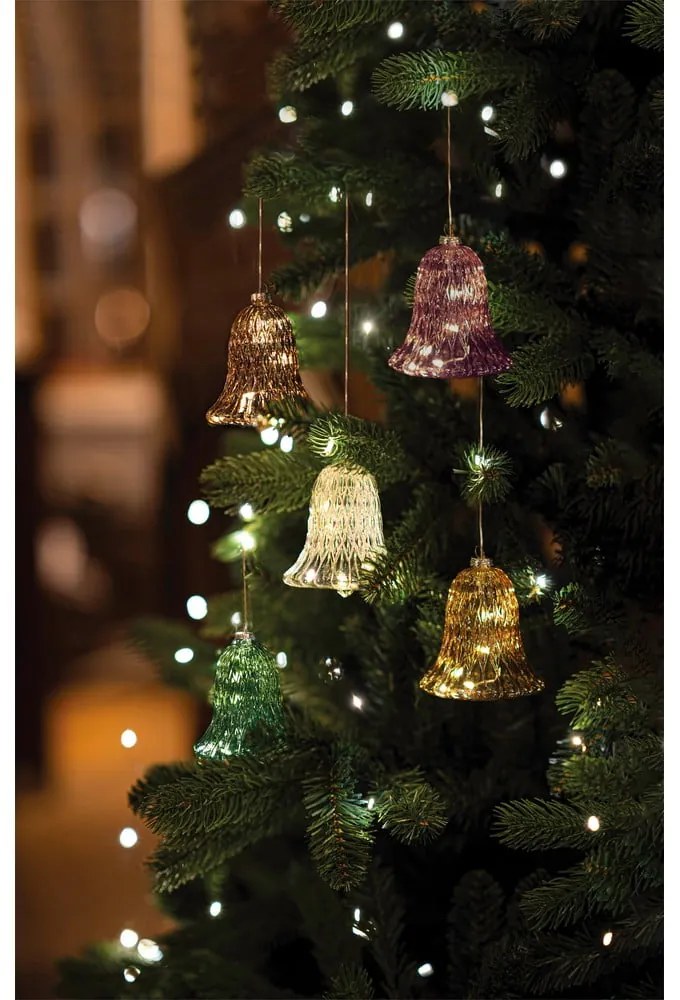 Светла декорация в цвят бордо ø 9 cm Luna - Sirius