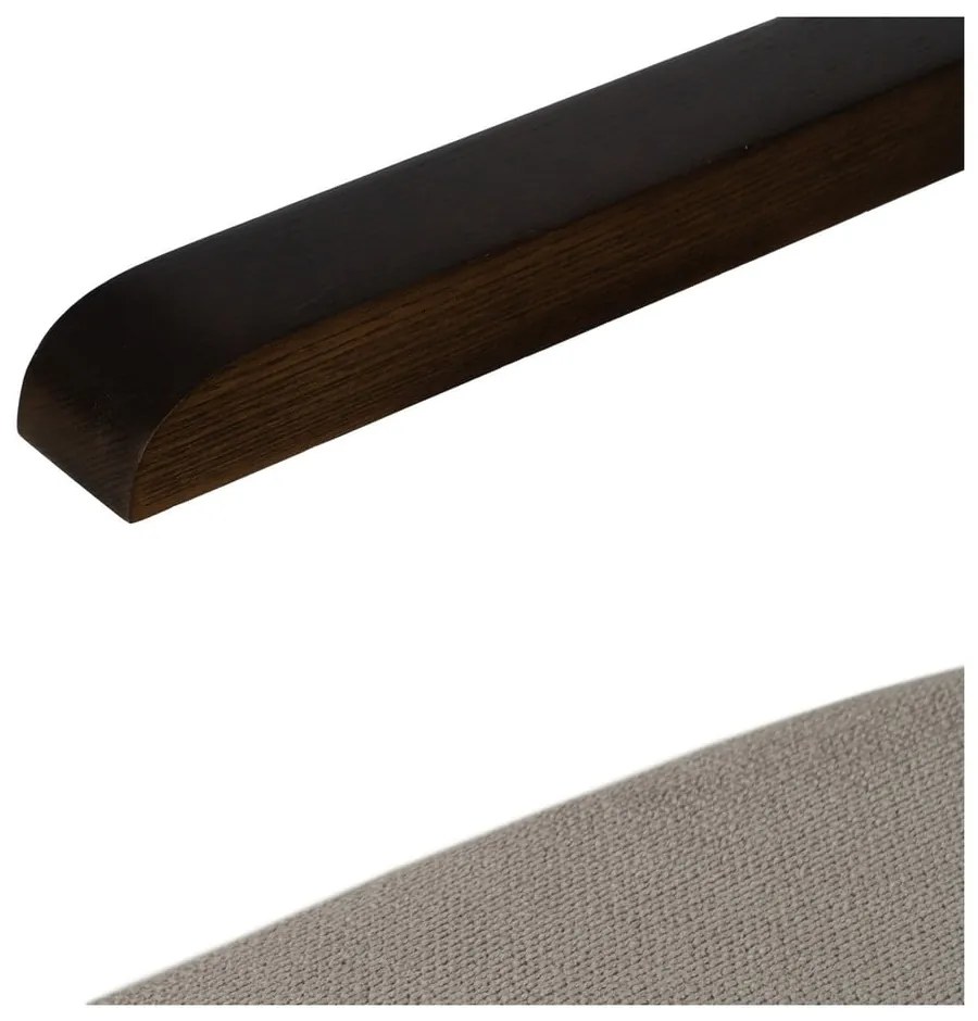 Кафяво-сиво шенилово кресло Industra – Ixia