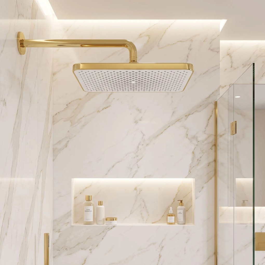Правоъгълна душ пита REA JS-032 Gold