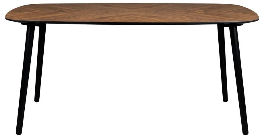 Трапезна маса с орехов плот 90x165 cm Clover - Dutchbone