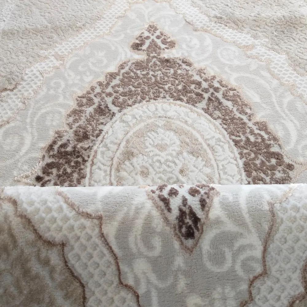 Изключителен кафяв килим във винтидж стил Ширина: 80 см | Дължина: 150 см