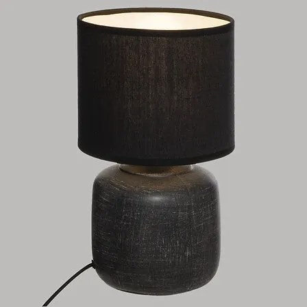 Нощна лампа atmosphera Salta, 28 cm, Керамика - Сив