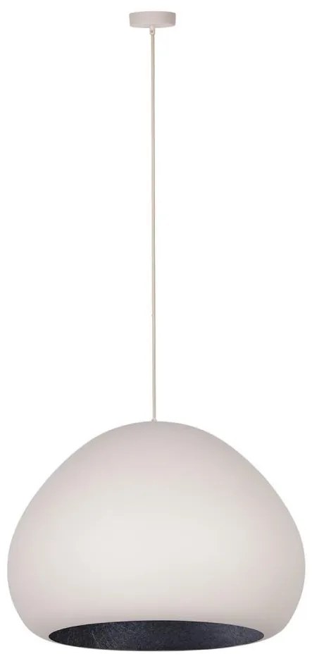 Полилей LAVA на кабел 1xE27/15W/230V крем/черен