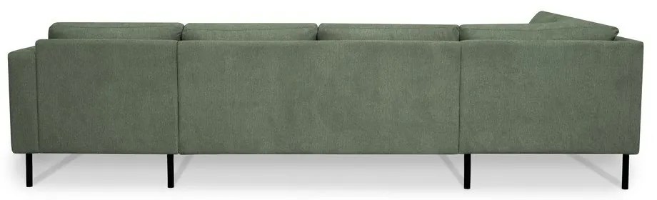 Зелен ъглов диван (ляв ъгъл/"U" форма) Hero – Scandic