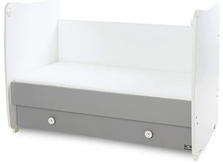 LORELLI Classic Легло-люлка 60/120 см. DREAM БЯЛО/ STONE GREY