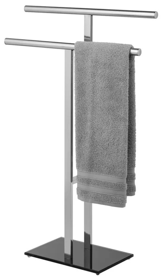 WENKO 25389100 - Стойка за кърпи LAVA 50x81,5 см неръждаема стомана/сребристо/черно