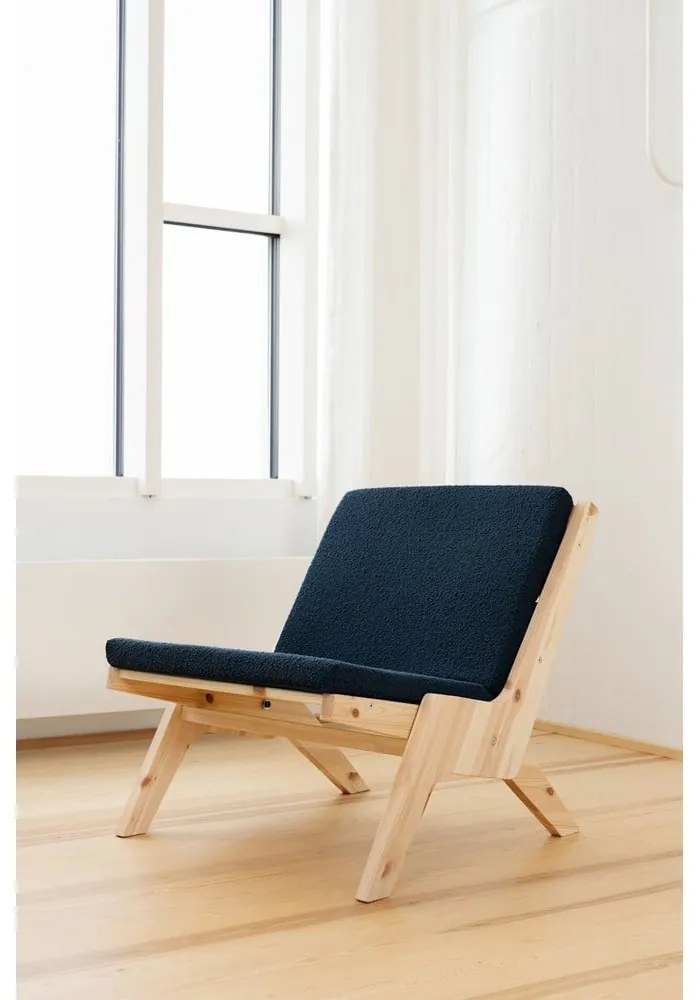 Тъмносиньо кресло Sway – Karup Design