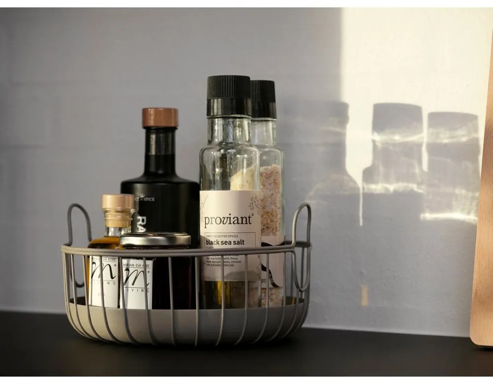 Телена метална кошница ø 22x8 cm Inu – Zone