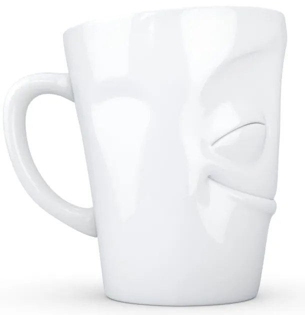 Бяла порцеланова чаша с дръжка , обем 350 ml - 58products