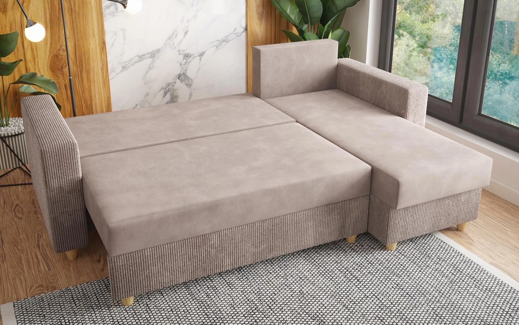 Разтегателен ъглов диван Финикс