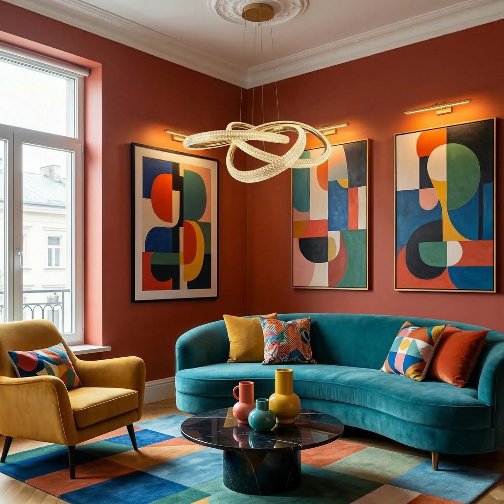 ВИСЯЩА ТАВАННА ЛАМПА G153-CP GOLD