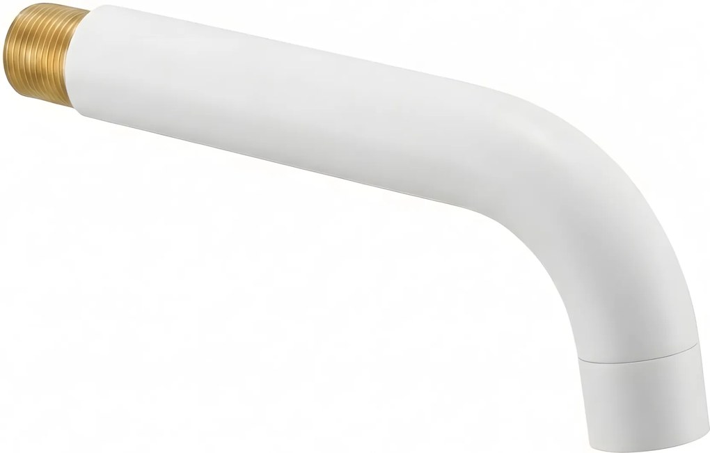 Чучур за смесител за вграждане Rea Lungo 16 cm White