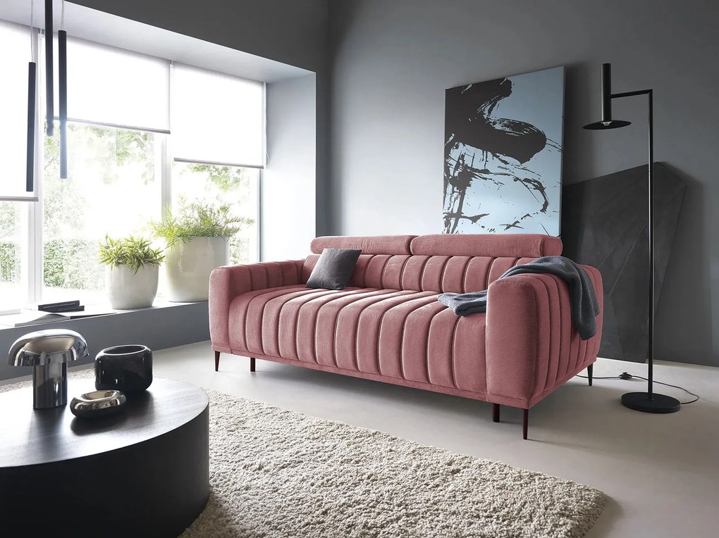 Диван Елизия двуместен-Розов