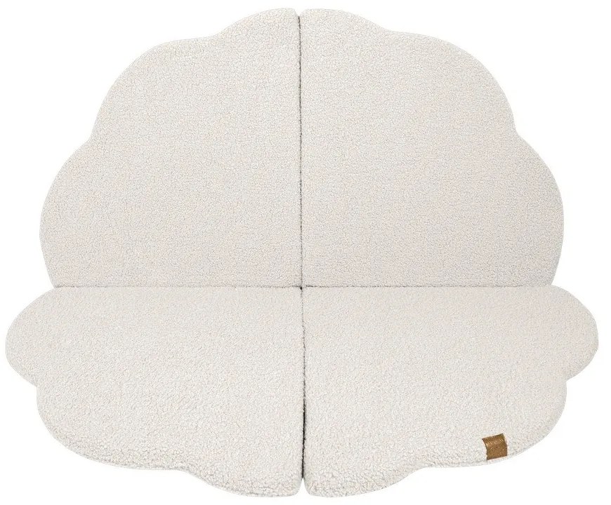 Кремаво детско килимче за игра 160x160 cm – Meowbaby