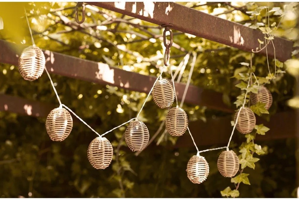 LED светлинна верига брой крушки 10 бр. на батерии дължина 180 cm Carlisle – House Nordic