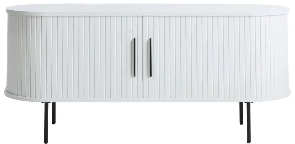 Бяла маса за телевизор 120x56x40 cm Nola – Unique Furniture
