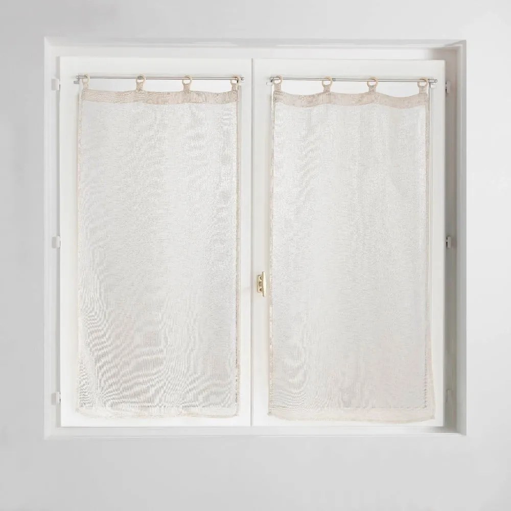 Бежови завеси в комплект от 2 бр. 60x120 cm Minalisa – douceur d'intérieur