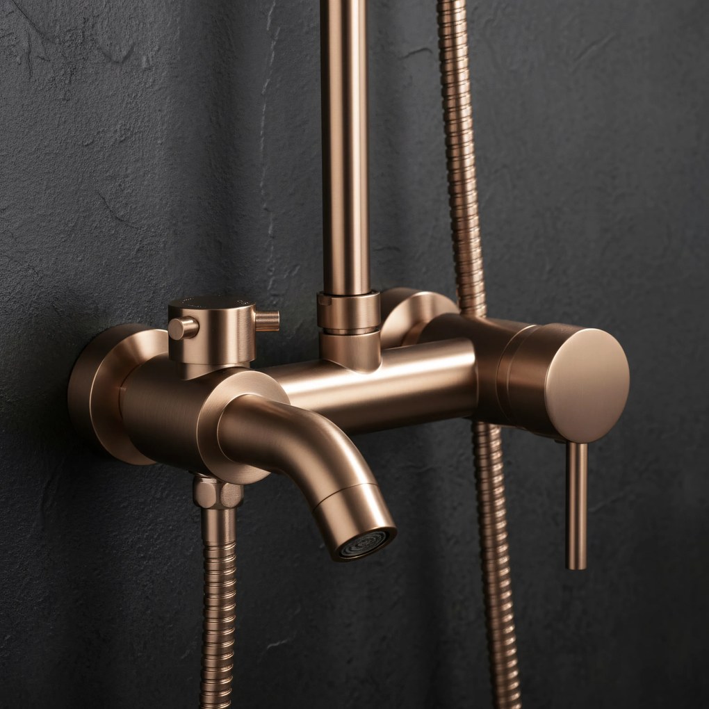 Комплект за душ Rea Luis Brush Copper