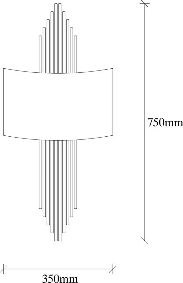 Черна стенна лампа Rayi – Opviq lights
