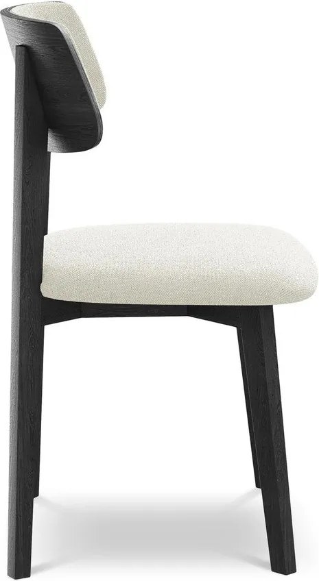 Кремав трапезен стол от масивна дървесина Niu – Makamii