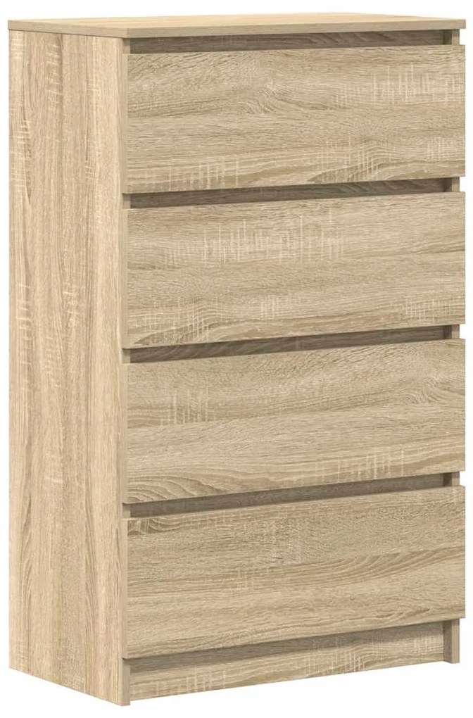 800534 vidaXL Сайдборд, сонома дъб, 60x35x98,5 см, инженерно дърво
